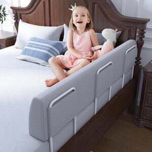 Bed Bumper for Toddlers, Foam Bed Rail for Toddlers, Toddler Bed Rail Bumper